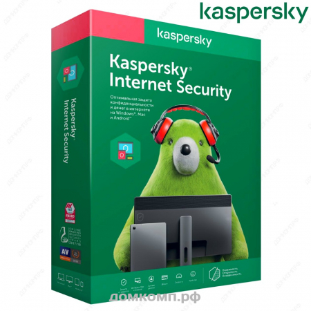 Kaspersky Internet Security (2 ПК 1 год) база BOX